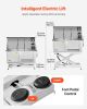VEVOR Electric Lift Dog Washing Station, 50Inch Professional Stainless Steel Pet Grooming Tub w/ Non-Slip Drain Board
