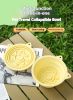 3-in-1 Pet Travel Collapsible Bowl Foldable Slow-Feeder With Strong Suction Cups  Portable Silicone Dog Bowl with Hook for Hanging on Collar/Backpack