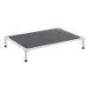 VEVOR Elevated Dog Bed for Large Dogs, Portable Raised Dog Cot with Aluminum Tube Metal Frame and Breathable Textilene Mesh